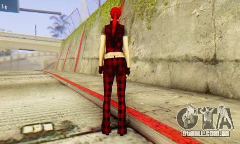 Red Girl Skin para GTA San Andreas