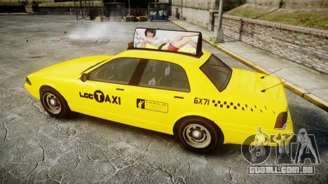 GTA V Vapid Taxi LCC para GTA 4