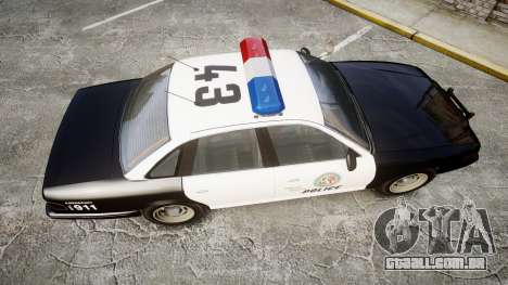 Vapid Police Cruiser MX7000 para GTA 4