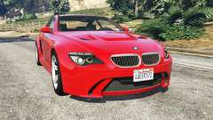 BMW M6 (E63) WideBody v0.1 [red] para GTA 5