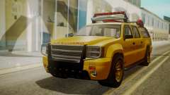 GTA 5 Declasse Granger Lifeguard IVF para GTA San Andreas