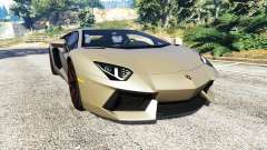 Lamborghini Aventador LP700-4 2012 v1.2 para GTA 5