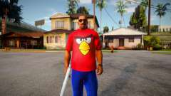 Camiseta angry birds para GTA San Andreas