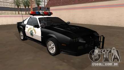 Chevrolet Camaro IROC-Z 1990 CHP para GTA San Andreas