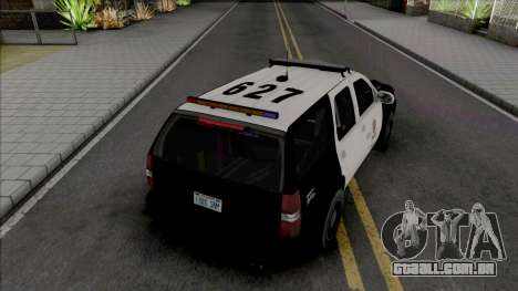 Chevrolet Tahoe 2008 LAPD para GTA San Andreas