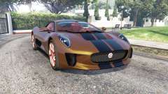 Jaguar C-X75 2015〡add-on para GTA 5