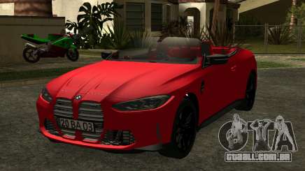 BMW M4 G82 Cabrio para GTA San Andreas