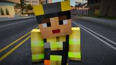 Lafd1 Minecraft Ped para GTA San Andreas