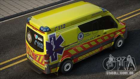 Mercedes Benz Sprinter 2018 Magyar Mentő para GTA San Andreas