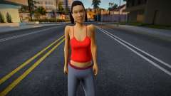 Improved HD Katie Zhan para GTA San Andreas