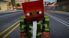 Minecraft Ped Emmet para GTA San Andreas